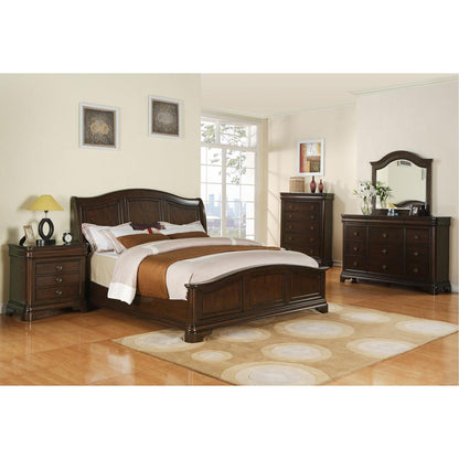 Conley Cherry Queen Panel 5PC Bedroom Set