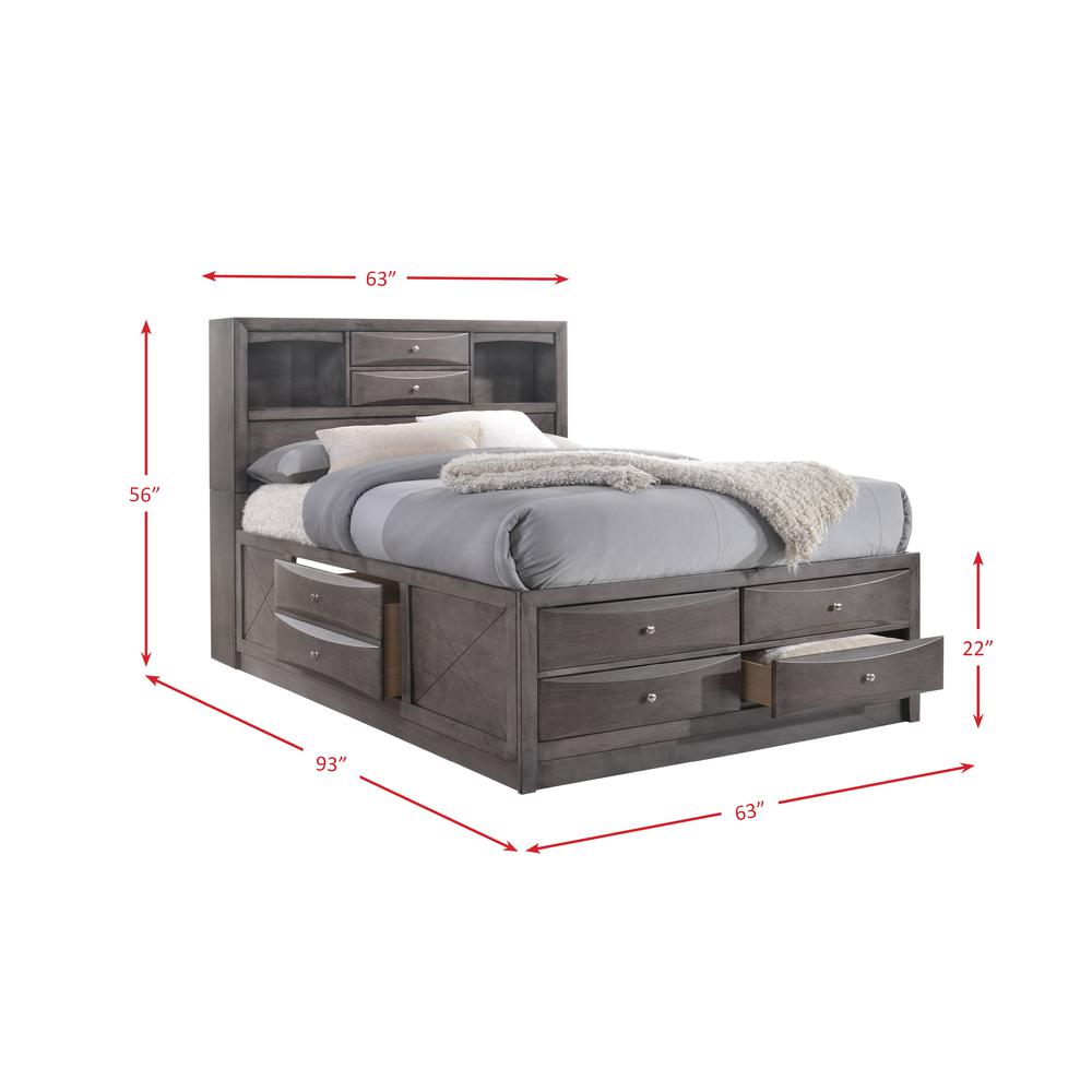 Madison Queen Storage 5PC Bedroom Set