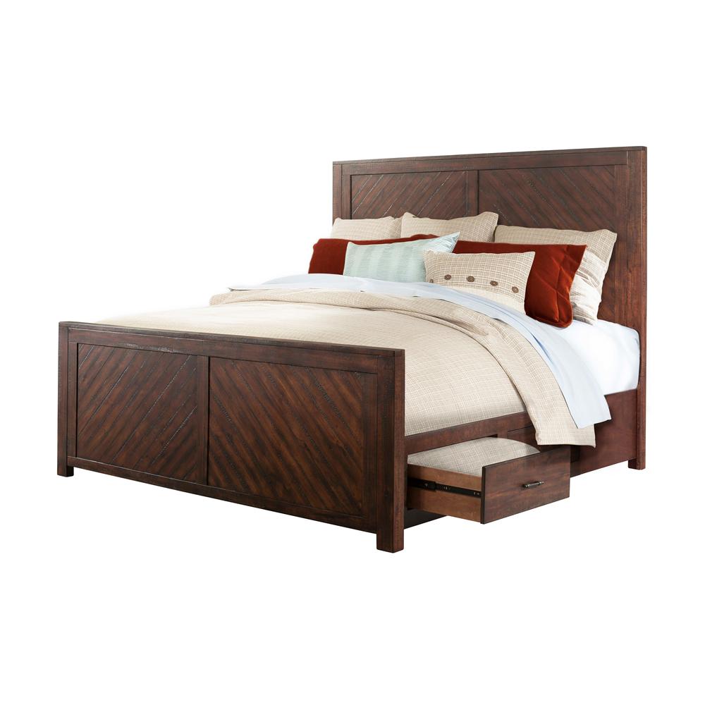 Dex King Platform Storage 4PC Bedroom Set