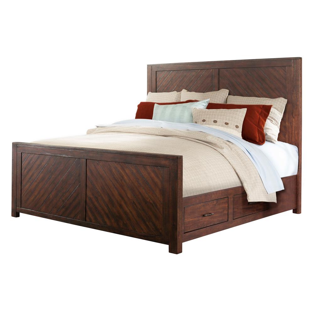 Dex Queen Platform Storage 4PC Bedroom Set