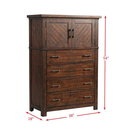Dex Queen Platform Storage 6PC Bedroom Set