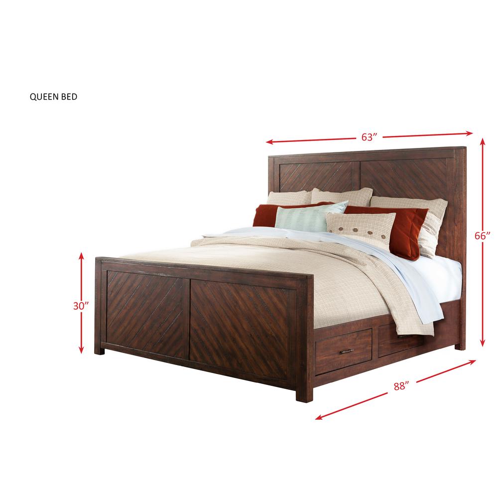 Dex Queen Platform Storage 6PC Bedroom Set