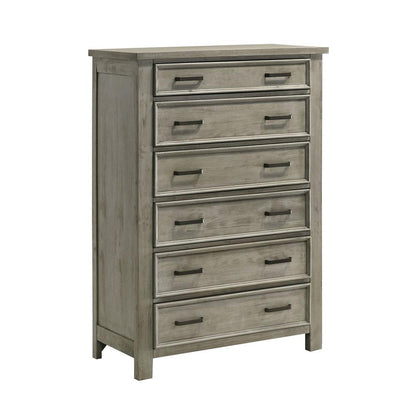 Damen Queen Storage 5PC Bedroom Set in Drift Grey