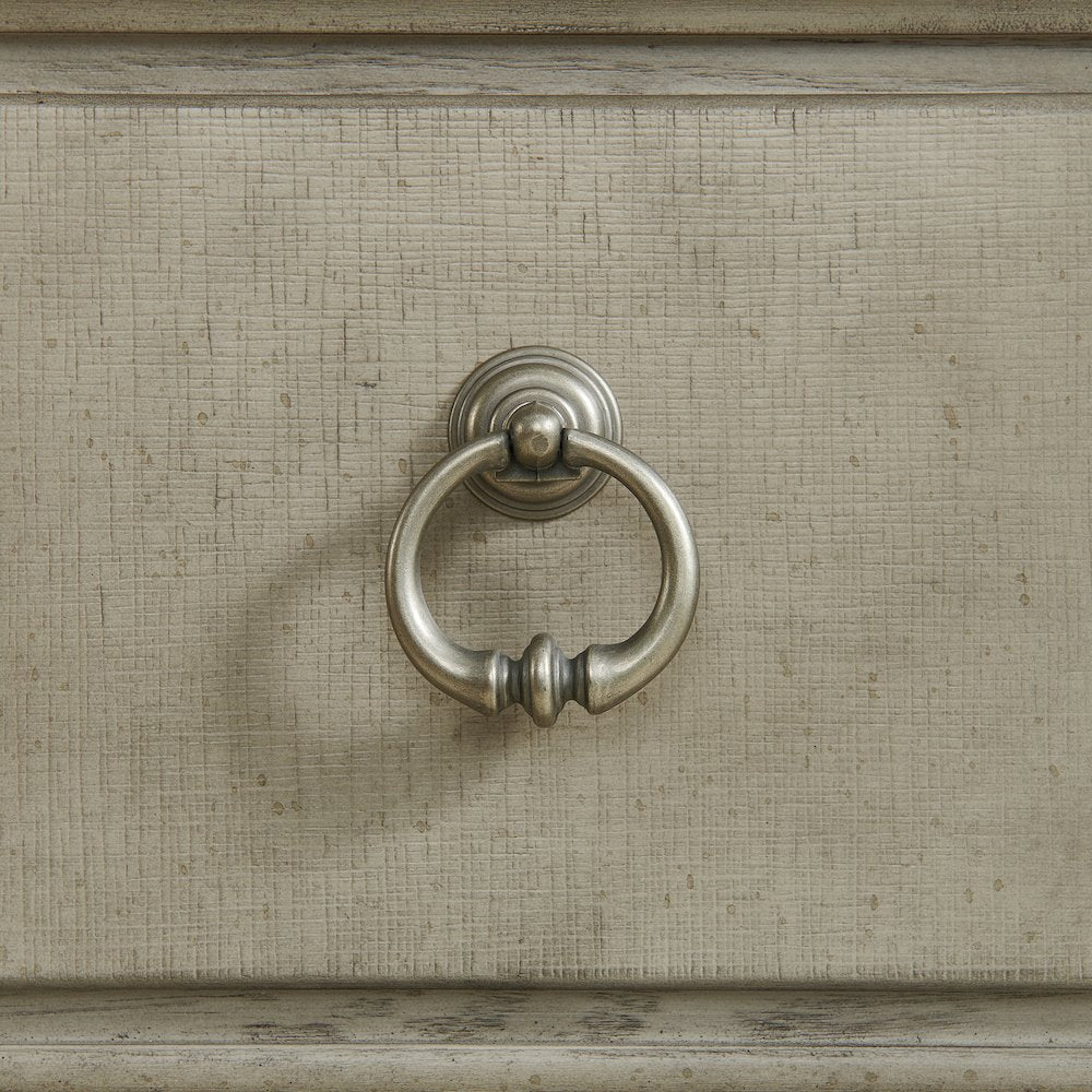 Emiko Dresser and Mirror Set in Light Grey