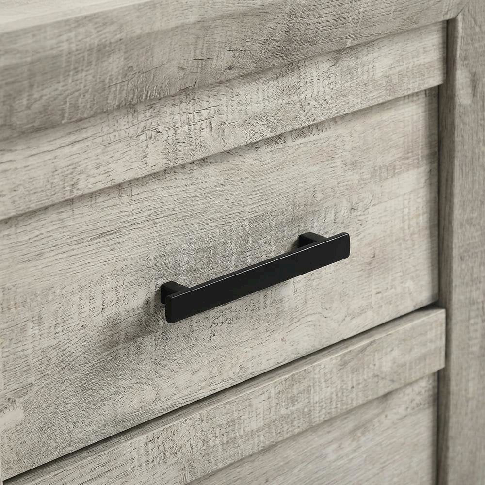 White 2-Drawer Nightstand with French Dovetail Construction, Transitional Style