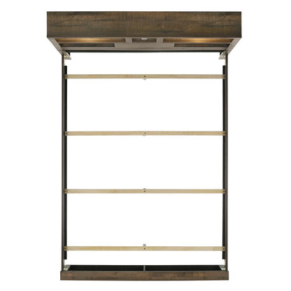 Beckett Queen Bookcase Panel 3PC Bedroom Set with Bluetooth