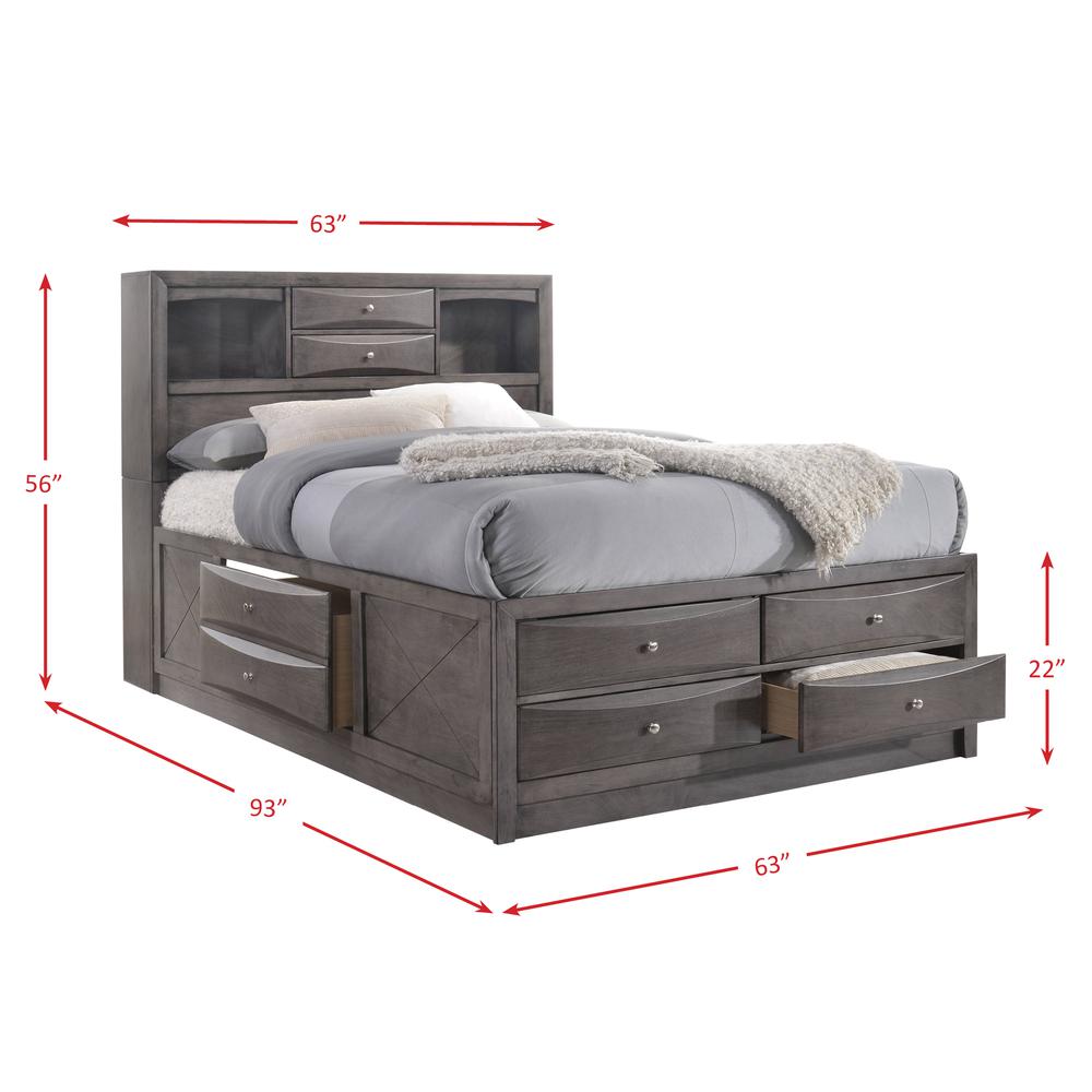 Madison Queen Storage 3PC Bedroom Set