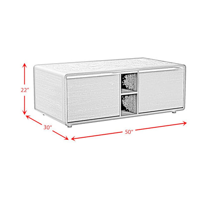 Halo Smart Coffee Table with Cooler and Speaker in Black