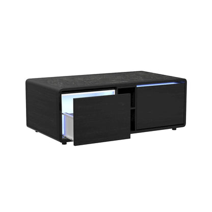 Halo Smart Coffee Table with Cooler and Speaker in Black
