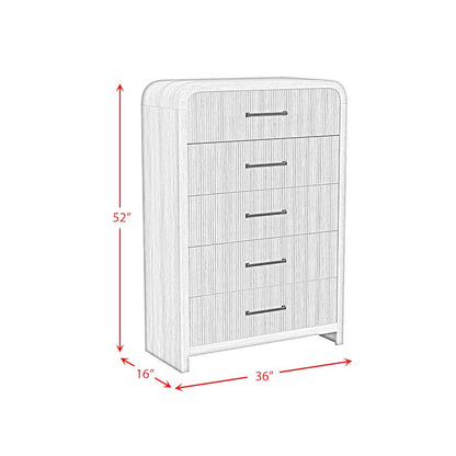 Woodridge 5-Drawer Chest in Natural