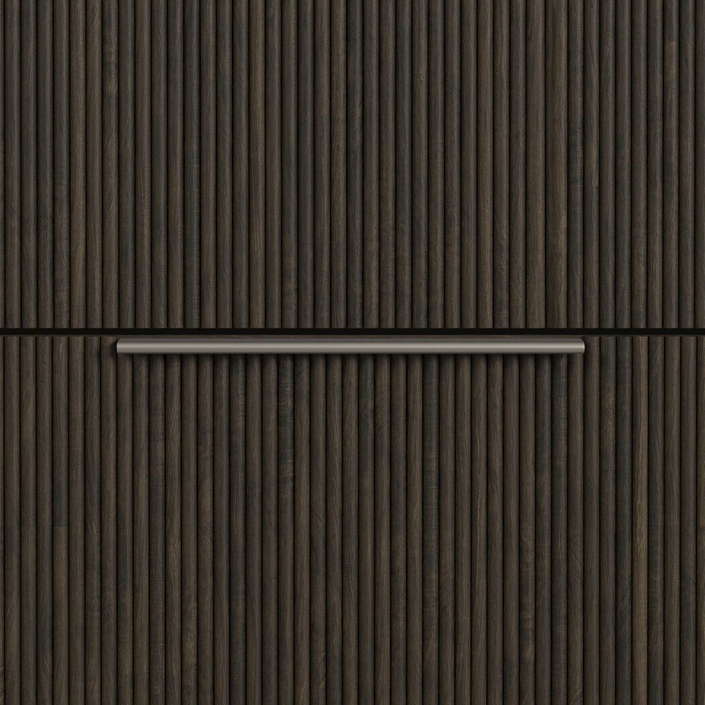 Sylvie Dresser and Mirror Set in Dark Brown