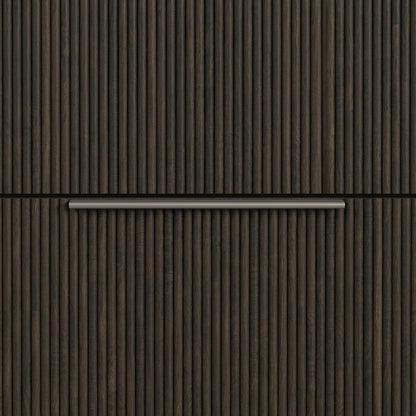 Sylvie Dresser and Mirror Set in Dark Brown