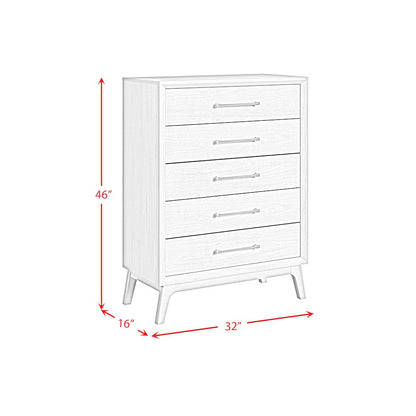 Clare 5-Drawer Chest in Almond