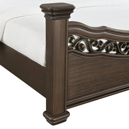 Brunswick King Panel Bed in Mahogany