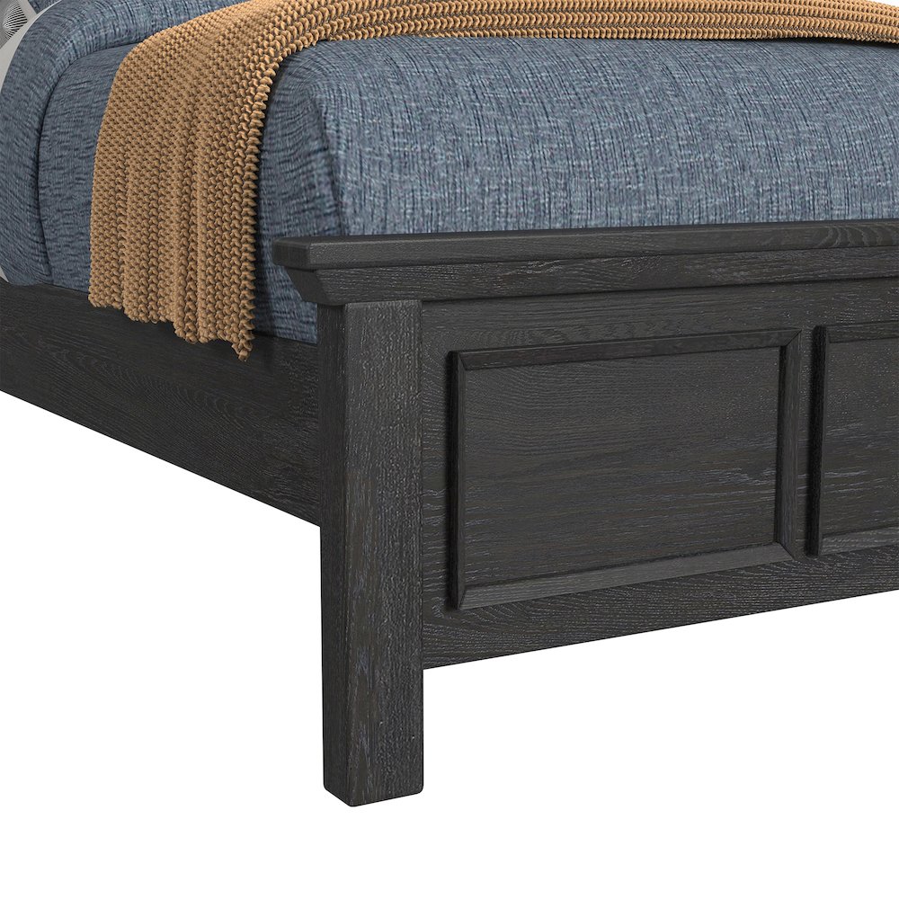 Hampton Kids Twin Bookcase Bed in Charcoal