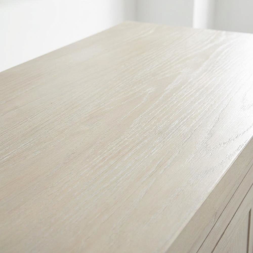 Oak Buffet Cabinet Sideboard with Storage, Credenza, Dining Room, Antique White