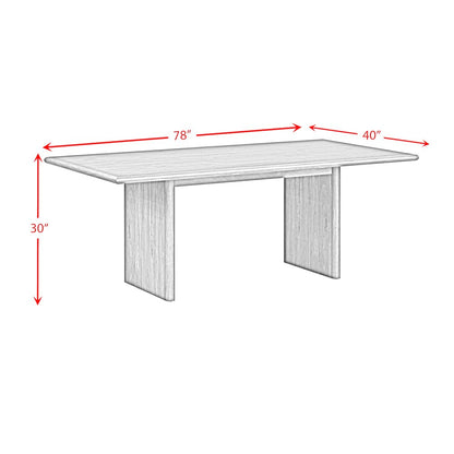Perth Dining Table in Brown