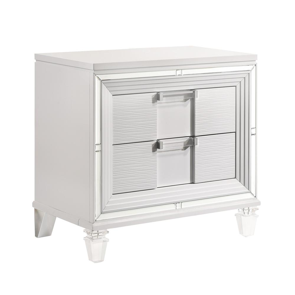 Charlotte Queen Storage 4PC Bedroom Set in White