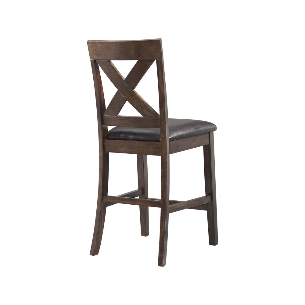 Alexa Counter Height Side Chair Set in Cherry