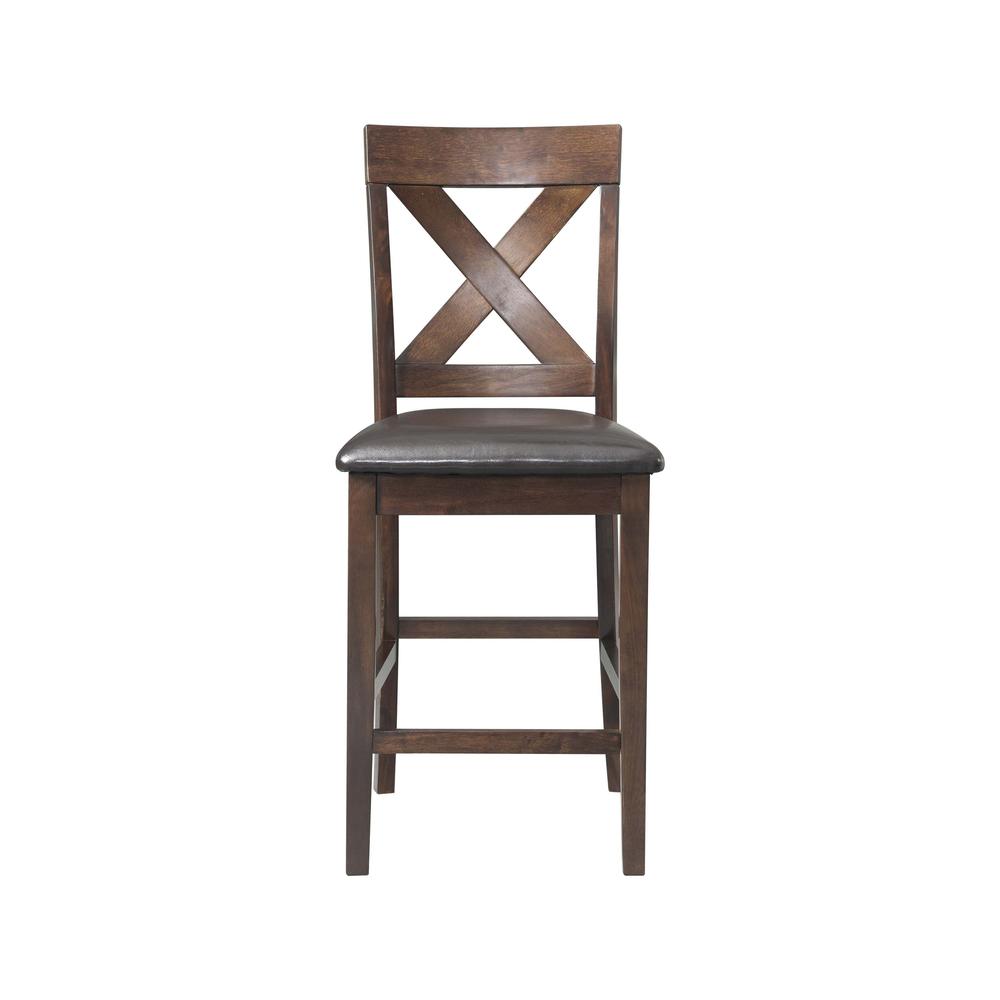 Alexa Counter Height Side Chair Set in Cherry