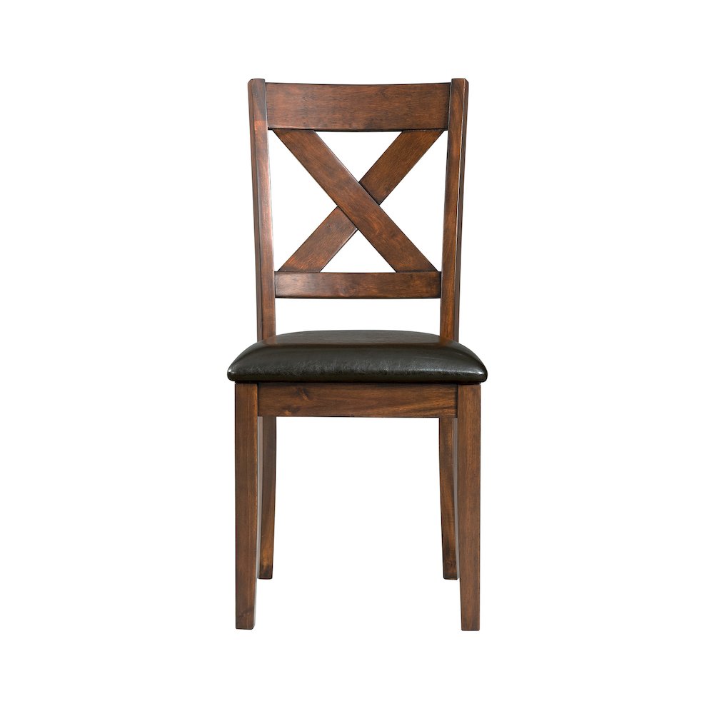 Alexa Standard Height Side Chair Set in Cherry