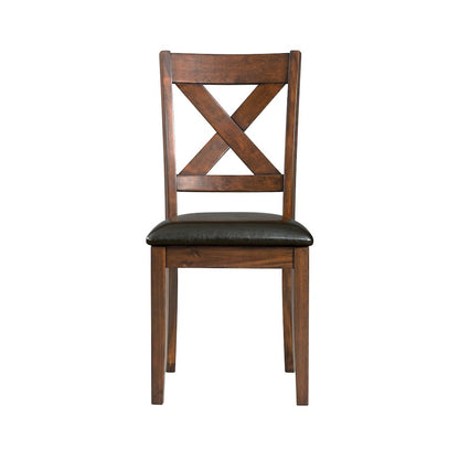 Alexa Standard Height Side Chair Set in Cherry