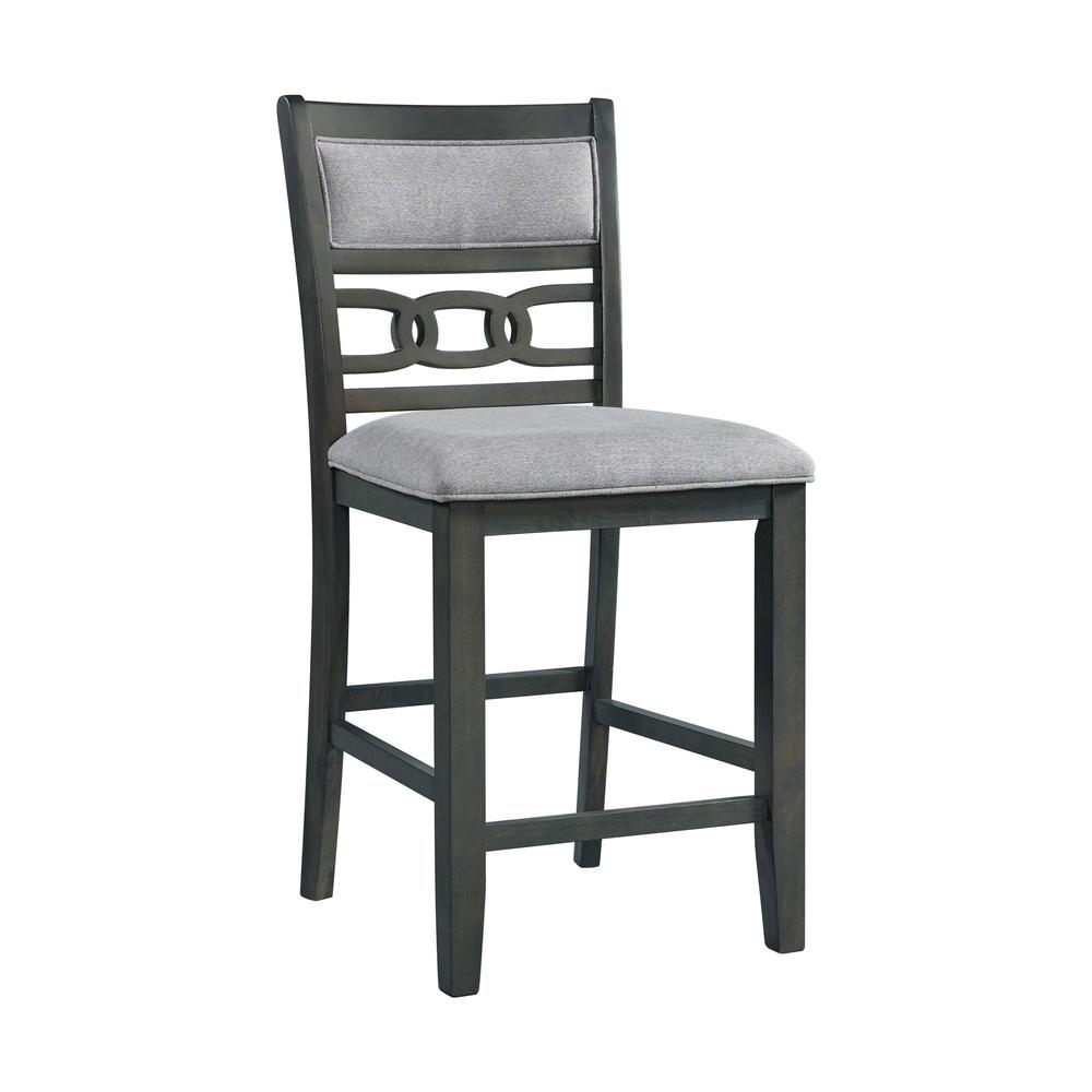 Taylor Counter Height 5PC Dining Set-Table and Four Side Chairs in Gray