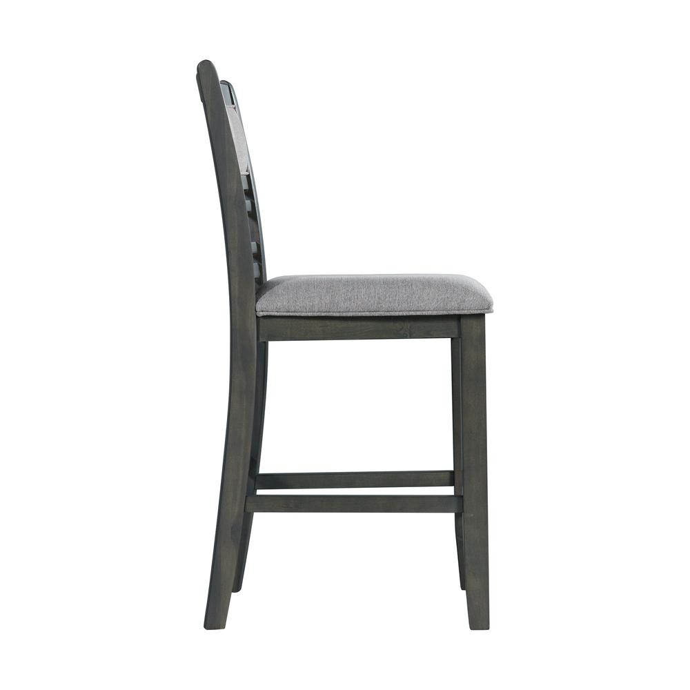 Taylor Counter Height 5PC Dining Set-Table and Four Side Chairs in Gray