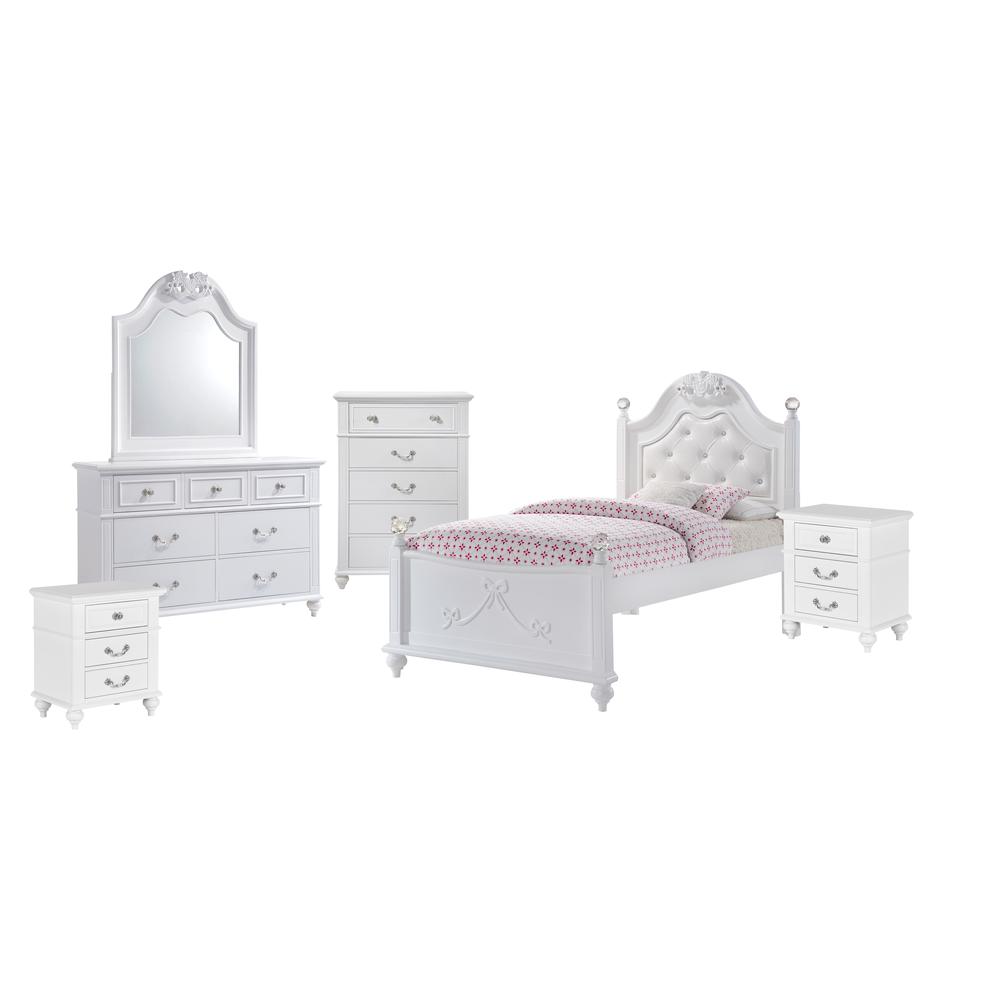 Annie Twin Platform 6PC Bedroom Set