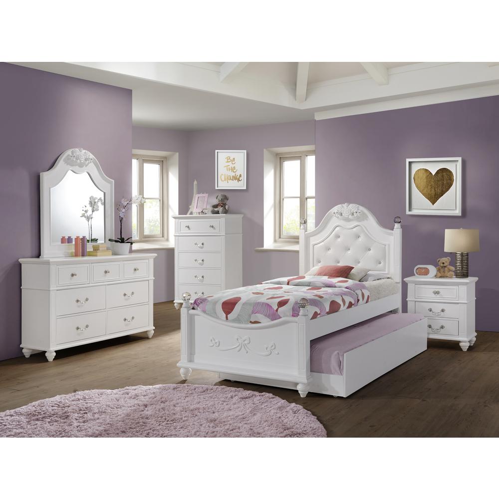 Annie Twin Platform Bed w/ Storage Trundle