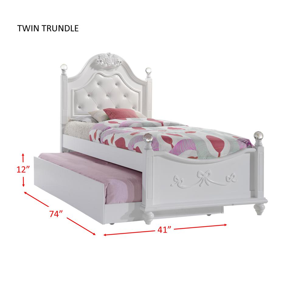 Annie Twin Platform Bed w/ Storage Trundle