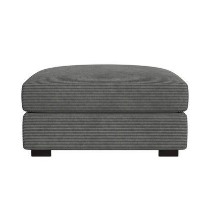 Mesa Modular Ottoman in Steno Charcoal