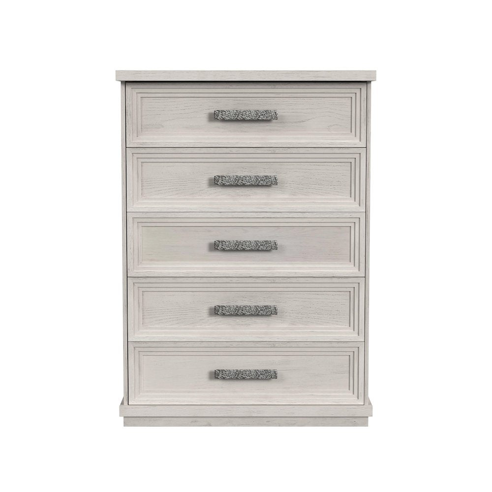 Rhiannon 5-Drawer Chest in Antique White