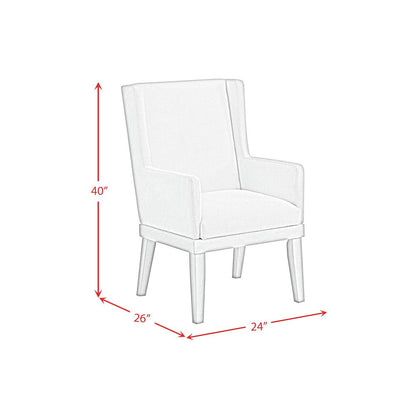 Rhiannon Dining Arm Chair in Antique White (2 Per Carton)