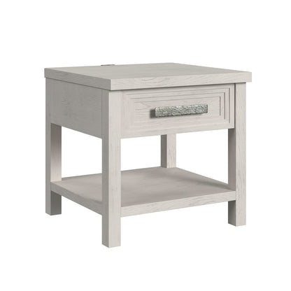 3PC Occasional Table Set in Antique White-Coffee Table, End Table & Sofa Table