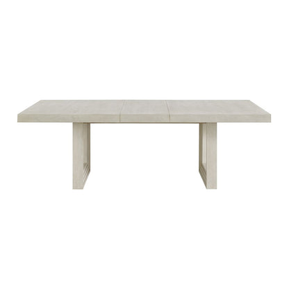 Rhiannon Rectangular Dining Table with 18" Leaf in Antique White