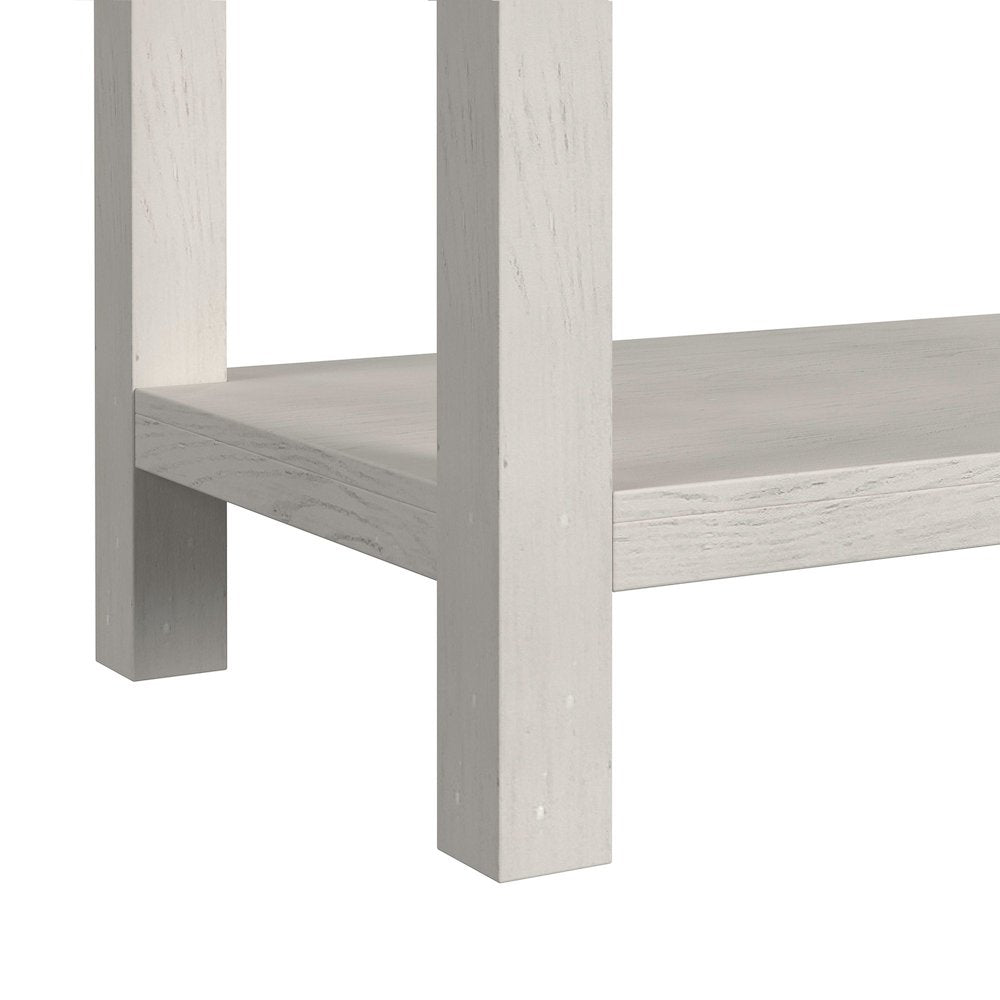 3PC Occasional Table Set in Antique White-Coffee Table, End Table & Sofa Table