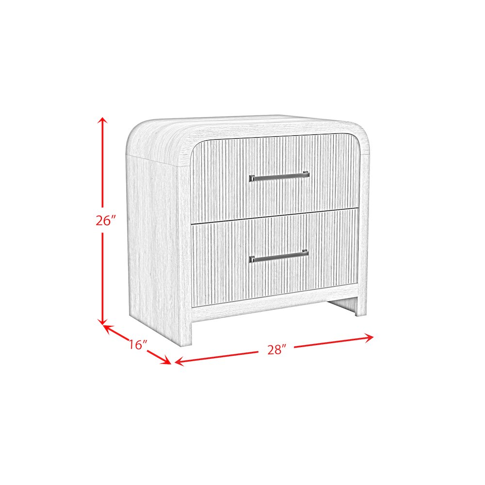 Woodridge King Storage 4PC Bedroom Set in Natural