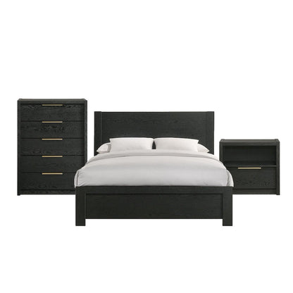 Ardmore Bend Queen 3PC Bedroom Set in Black