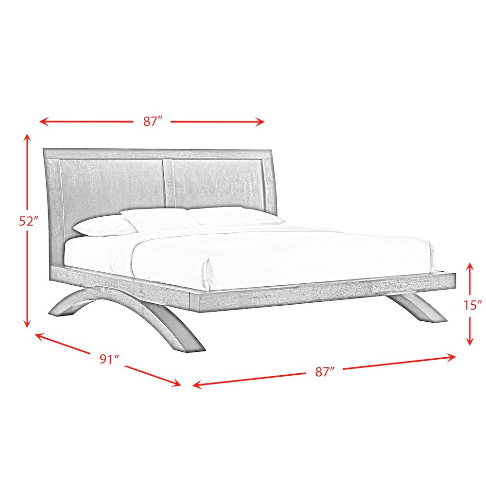 Kenn King 3PC Bedroom Set in Black