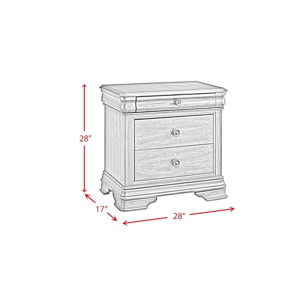Stark Queen 5PC Bedroom Set in Cherry