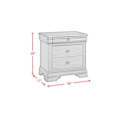 Stark Queen 5PC Bedroom Set in Cherry