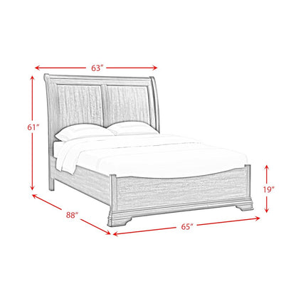Stark Queen 5PC Bedroom Set in Cherry