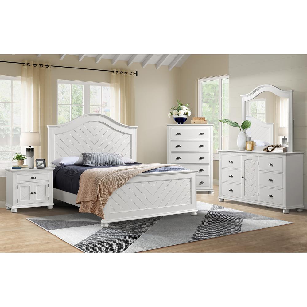 Conaughey  Full Panel 3PC Bedroom Set in White