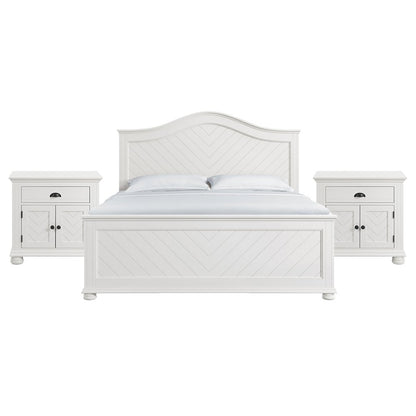 Conaughey King 3PC Bedroom Set in White