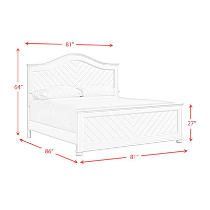 Conaughey King 3PC Bedroom Set in White