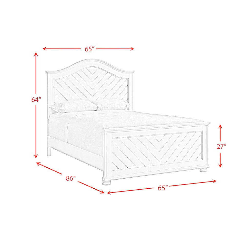 Conaughey Queen 3PC Bedroom Set in White