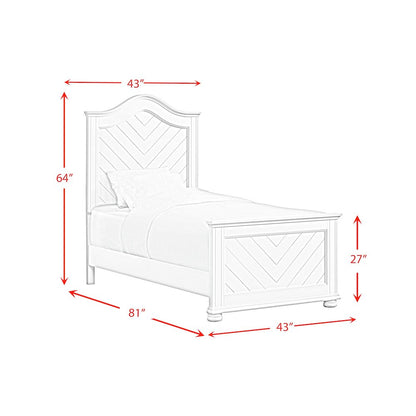 Conaughey Twin 3PC Bedroom Set in White