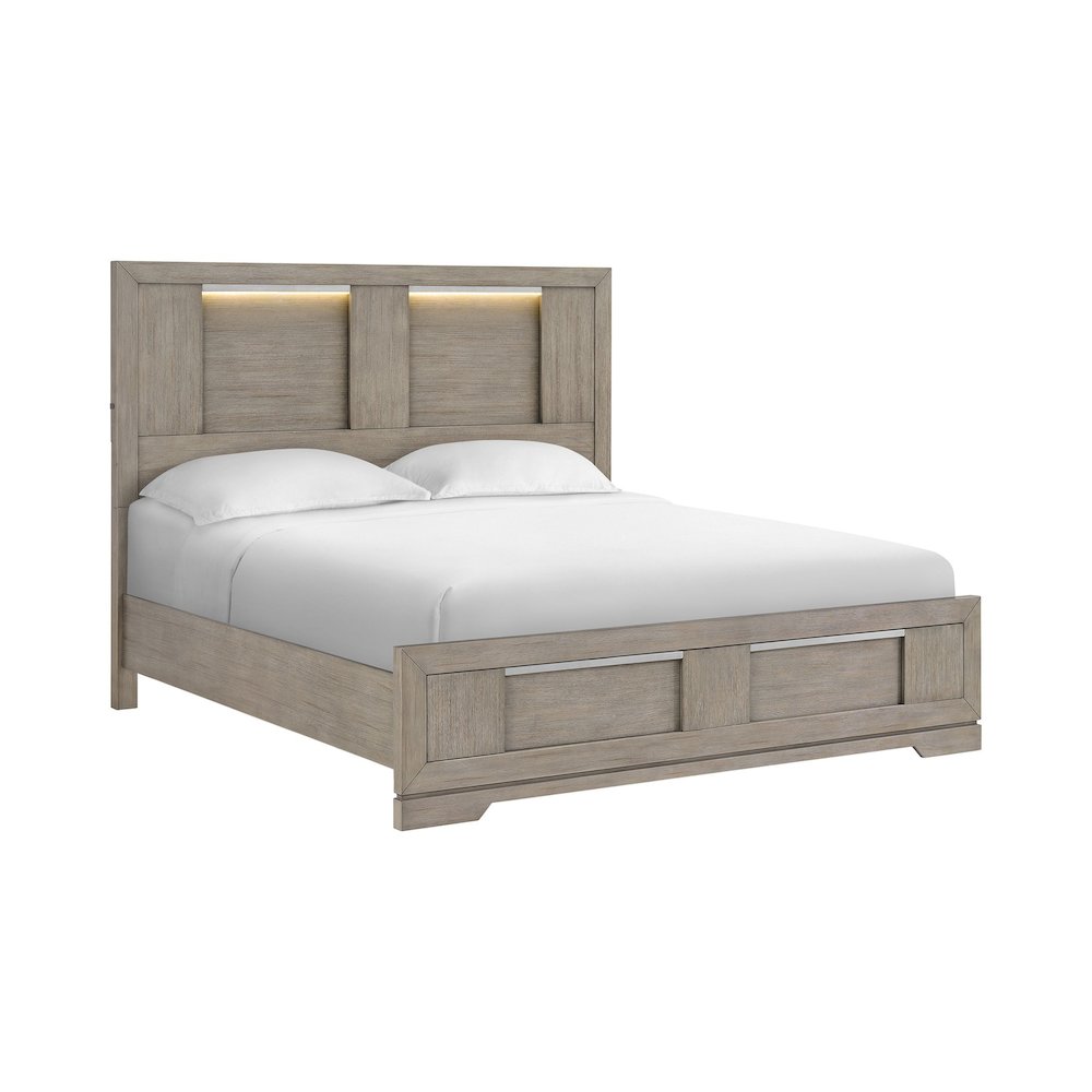 Argo King 3PC Bedroom Set in Grey