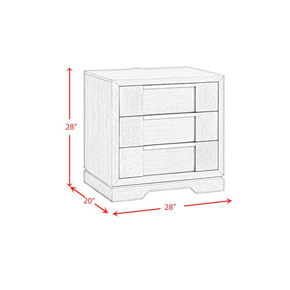 Argo King 4PC Bedroom Set in Grey